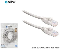 S-link SL-CAT40 Kábel - sl-cat40 (utp patch kábel, cat5e, szürke, 40m) kép