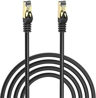 S-link MM-CAT702 Kábel - mm-cat702 (s/ftp patch kábel, cat7, 10 gbps, aranyozott, fekete, 2m) kép