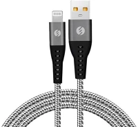 S-link SL-STM60L kábel -  (3a, 12w, gyorstöltés, lightning, 100cm adat+töltőkábel, fehér) kép