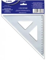 Sakota COR_ISKE160 Háromszög vonalzó, műanyag, 45°, 16 cm, kép