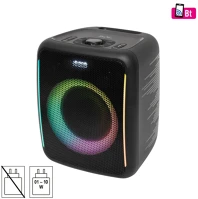 Sal BTCUBE hordozható Boombox, vezeték nélküli hangszóró, 70 watt, 3 hangszóró kép