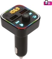 Sal FMBT_18RGB FMBT 18RGB autós kihangosító és töltő, 5 in 1, FM modulátor, dupla USB kép