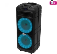 Sal PAR_182BT-1 hangzással, 50W PAR 182BT beépített LED 2x19cm mélynyomóval mikrofon kép