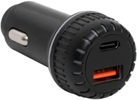 Sal SAU34AC Autós usb töltő, 2in1, usb-a, usb-c, gyorstöltő, dupla töltő kép