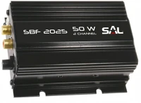 Sal SBF_2025-1 SBF 2025 autóhifi erősítő 2x25W erősítő, autóba boxer 2 csatornás kép