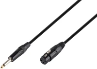 Sal XLRFJACK5 audió kábel, xlr aljzat / jack dugó, 5 méter, átm. 6.3mm monó dugó kép