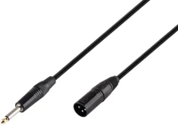 Sal XLRMJACK3 audió kábel, xlr aljzat / jack dugó, 3 méter, átm. 6.3mm monó dugó kép