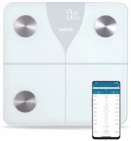 Salente SLIMFIT-WH Slimfit, személyi diagnosztikai fitnesz mérleg, bluetooth, fehér kép