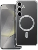 Samsung 100090 Electro mag  galaxy s24 plus magsafe kompatibilis hátlap tok, ezüst kép