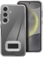 Samsung 100135 Glam  galaxy a55 5g szilikon tok kameravédő-lencsével, ezüst kép
