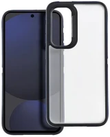 Samsung 103374 Neo  galaxy s24 fe kemény hátlap tok, átlátszó/kék kép