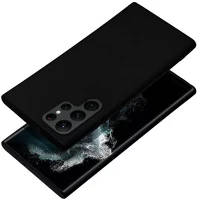 Samsung 104212 Forcell soft  s24 fe szilikon tok, fekete kép