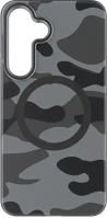 Samsung 105599 galaxy s25 plus ütésálló magsafe tok, camo, fekete-szürke kép