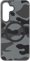 Samsung 105604 galaxy s25 ütésálló magsafe tok, camo, fekete-szürke kép