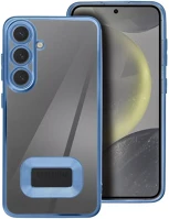 Samsung 105707 Glam  galaxy s25 ultra szilikon tok kameravédő-lencsével, kék kép