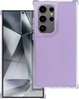 Samsung 105747 Matrix  galaxy s25 hátlap tok kameravédő peremmel, világoslila (matt) kép