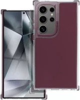 Samsung 105749 Matrix  galaxy s25 hátlap tok kameravédő peremmel, lila (matt) kép