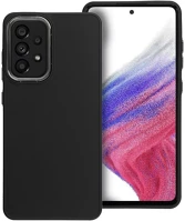 Samsung 106578 Frame  galaxy a56 közepesen ütésálló tok kameravédő kerettel, fekete kép