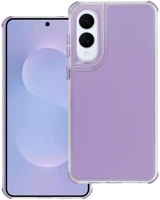 Samsung 107955 Matrix galaxy s25 edge hátlap tok kameravédő peremmel, világoslila (matt) kép