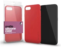 Samsung 125368 Xprotector matte ultra vékony szilikon hátlap tok,  galaxy s22 ultra, piros kép