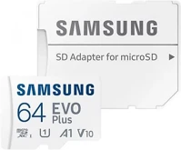 Samsung 160MB/S Sd kártya 64gb, evo plus, blue wave, 160mb/s kép