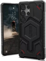 Samsung 214461113940 Uag monarch pro  galaxy s25 ultra mágneses tok, kevlar black kép
