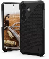Samsung 214472113940 Uag metropolis lt  galaxy s25 mágneses tok, kevlar black kép