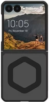 Samsung 214504113131 Uag mouve galaxy z flip 7 mágneses tok, ash, fekete-átlátszó kép