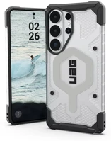 Samsung 214526114333 Uag pathfinder  galaxy s26 ultra clear magsafe tok, ice/silver kép