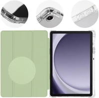 Samsung 57983121052 Obal:me mistytab  galaxy tab a9+ oldalra nyíló, kitámasztható tok, zöld kép
