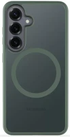 Samsung 57983123687 galaxy s25 hátlap tok, áttetsző/sötétszöld kép
