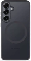 Samsung 57983123691 galaxy s25+ hátlap tok, áttetsző/sötétszürke kép