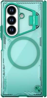 Samsung 57983126230 galaxy z fold 7 mágneses tok kitámasztóval, zöld-átlátszó kép