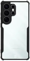 Samsung 57983129121 galaxy s26 ultra hátlap tok megerősített sarokkal, átlátszó/fekete kép