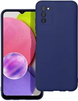 Samsung 60609 Forcell soft  galaxy a03s szilikon tok, sötét kék kép