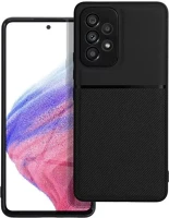 Samsung 63871 Forcell noble hátlap tok,  galaxy  a53 5g, fekete kép