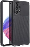 Samsung 73588 Forcell carbon premium  galaxy a13 4g karbon mintás szilikon tok, fekete kép