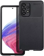 Samsung 73590 Forcell carbon premium hátlap tok, galaxy a14 5g , fekete kép