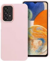 Samsung 74592 galaxy a23 5g közepesen ütésálló tok kameravédő kerettel, rózsaszín kép