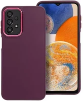 Samsung 74593 Frame galaxy a23 5g közepesen ütésálló tok kameravédő kerettel, lila kép