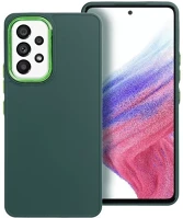 Samsung 74615 Frame galaxy a53 5g közepesen ütésálló tok kameravédő kerettel, zöld kép