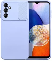 Samsung 75113 Slide  galaxy a14 5g/a14 4g, kameravédős szilikon tok, levendula kép