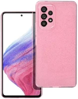 Samsung 90835 Clear 2mm  galaxy a53 5g csillámos tok, rózsaszín kép