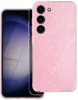 Samsung 90859 Clear 2mm  galaxy s23 fe csillámos tok, rózsaszín kép