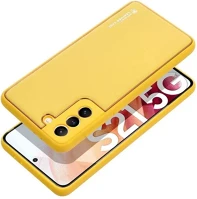 Samsung 92659 Forcell leather  galaxy a35 5g  bőr tok, sárga kép