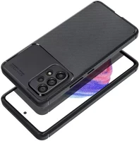 Samsung 92673 galaxy a55 5g szilikon tokkarbon mintás szilikon tok, fekete kép