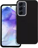 Samsung 96354 Frame  galaxy a55 5g közepesen ütésálló tok kameravédő kerettel, fekete kép
