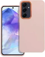 Samsung 96357 galaxy a55 5g közepesen ütésálló tok kameravédő kerettel, rózsaszín kép