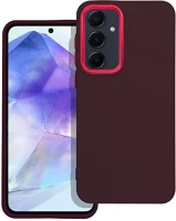 Samsung 96358 Frame  galaxy a55 5g közepesen ütésálló tok kameravédő kerettel, lila kép