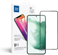 Samsung 96653 Blue star  galaxy s23+ teljes kijelzős kijelzővédő üvegfólia, fekete kép